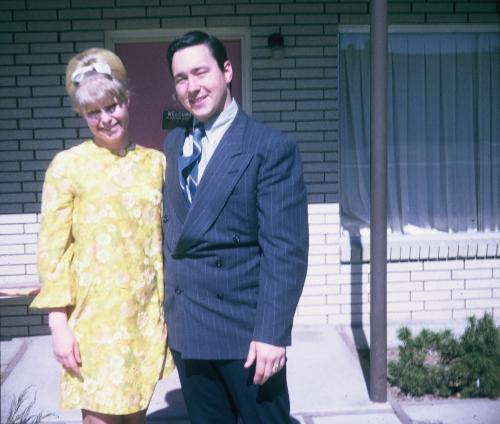 Linda and Carl - 1970 at King Henry apartment 91