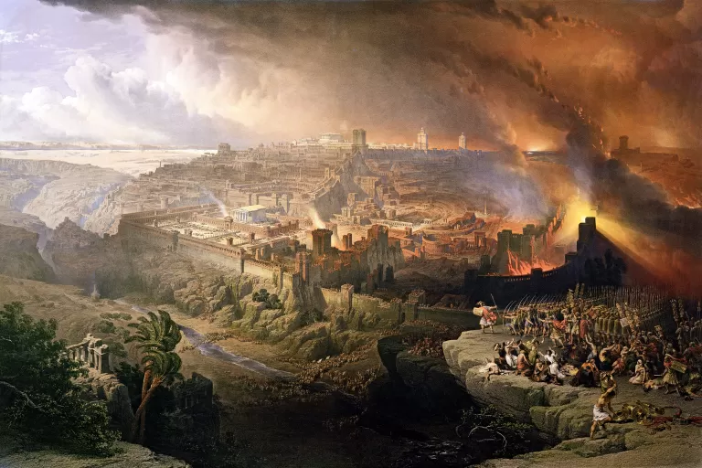 The Siege and Destruction of Jerusalem by David Roberts