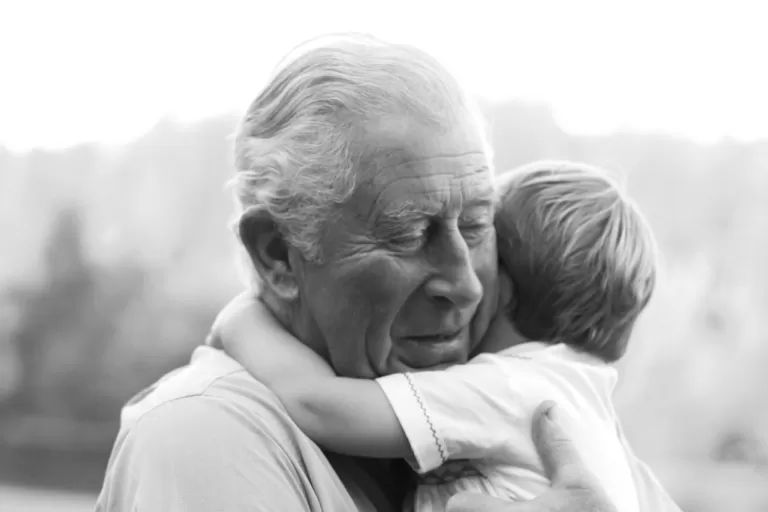 Hugging Grandfather