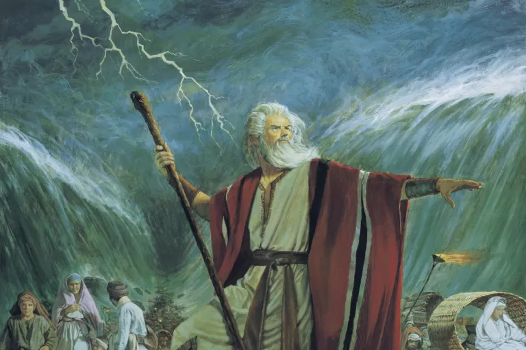 Moses Parting The Red Sea